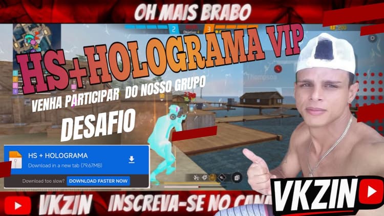 VKZINBR Free Fire 23-05-2025 Loco Live Stream